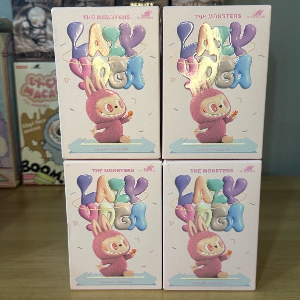 Authentic The Monsters Lazy Yoga blind boxes